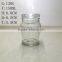 wholesale 150ml 5oz glass candle jars with glass lids