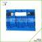 Foldable adjustable plastic storage box