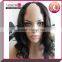 No Tangle No Shedding Natural Black Brazilian Virgin Hair U Part Wig