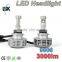 China factory direct high quality low price G6 all in one no fan auto 6000 lumen led headlamp kit