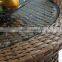 Round Outdoor Rattan Coffee Table