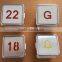 Elevator Push Buttons,AK-1,MT-42,DV 24V 33*33mm,Red Light