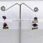 Prehnite & Amethyst Rough Stone Earring, Sterling Silver Jewellery, Silver Jewellery 925