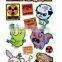 promotion party supply / halloween transparent pvc stickers