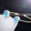 Beautiful Gorgeous Partywear Red Crystals Free Size Adjustable Bangles
