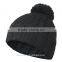 Wholesale Fashion Custom Acrylic and Wool Winter Knitted Beanie Hat