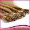 6A Quality Unprocessed Real Brazilian Human Hair Extension 14-30"I-tip Hair Extension
