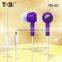 new in-ear earphone with mic, in-ear earphone with logo