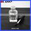 Clear Glass Nail Polish Bottle with White Cap Packaging,Clear Nail Polish Bottle with White Cap
