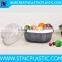 clear vegetable storage basket plastic wash basket