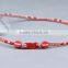 Custom Fashion Triple Braided Titanium Rope Sports Baseball Necklace 16" 18" 20" 22" Inch
