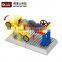 KJ005 Power machinery with 92pcs building block accessories