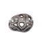 New Design Diamond Beads Finding, Sterling Silver Handmade Diamond Bead Finding Jewelry