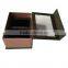 Foldable Paper Gift Packaging Box With Clear PVC Window.