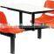 Metal frame dining room table and chairs