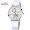 Japan Quartz Movt Stainless Steel Back Leather Strap Lovely Women Watches relojes mujer