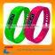 Customized custom logo printed long range rfid tag silicone bracelet