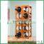 Free standing bamboo wine rack