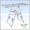 Hot sale high quality laundry hanger China supplier wholesale durable djustable indoor metal wire clothes display shelf bracket