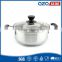 High standard production kitchen wholesale bulk stainless steel pots and pans