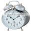 Table metal oval shape mechanical alarm clock