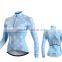 ladies newest design long sleeve cycling jersey uniforms