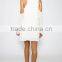 Tassel hem cut out shoulders elegant white dress pattern