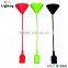 UL E26 Socket Silicone Suspension Light, Plastic Ceiling Lamp
