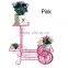 decorative wrought iron bicycle flower shelf