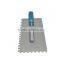 German Notched Stainless Steel Plastering Trowel with Wooden Handle
