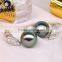 pearl wedding jewellery tahitian pearls cultured pearl earrings with 18k white gold