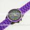 Fashion custom logo stainless steel backcase quartz movt western watch