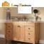 LB-LX2004 Solid wood double sink bathroom vanity, commercial bathroom vanity design, bathroom cabinets uk