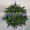 Holiday Ceiling Decoration Lighting Artificial Hanging Flower Ball Boxwood Ball With Led Light for Wedding Decor