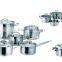 stainless steel kitchen pot and pan sets