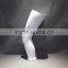 DL801 Male display sport leg knee forms white color silver color matt