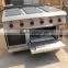 Electric 6- square plate cooker with cabinet with oven