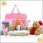 China multifunction large capacity mommy bag baby diaper leather handbag