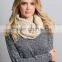 100% Acrylic Trendy Men And Women Crochet Infinity Circle Loop Scarf