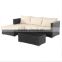 wholesale black sectional sofa for cheap rattan cube garden furniture                        
                                                                                Supplier's Choice