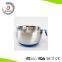 Stainless steel salad bowl food bowl mixing bowl with handle and spout HC-BH4