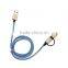 Factory price MFi certified 2 in 1 c48 and mirco usb connectorMFI usb data cable