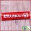 Free sample small charm clothing golves white silicone label patch