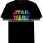 Plastic Flashing el tshirt For christmas/Party/ Halloween