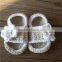 beige color Flip Flop Crochet booties newborn baby size