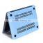 silk laptop holster Hard Carrying Case Sleeve for Macbook White Unibody, blue