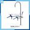 Deck Mounted Swing Gooseneck Triple Outlet Lab Faucet