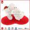 Factory wholesale plush toys loving heart Teddy bear for valentine