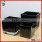 Wholesale Price Scented Soy Candle Glass, Recycled Square Black Candle Jar