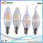 long lifetime C35 230V E14/E27/B22 2W 4W Dimmable led filament bulb